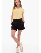 Volcano Tricou pentru femei T-Sky galben - V-neck Comfort Fit - Galben