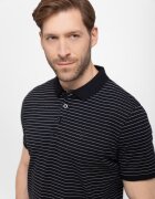 Volcano Tricou polo O-Will pentru barbati - cu dungi bleumarin