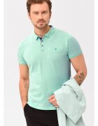 Volcano Tricou polo pentru barbati O-Nick - menta