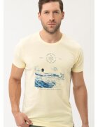 Volcano Tricou T-Board pentru barbati galben - surfing