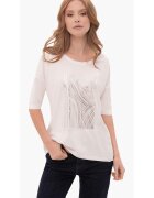 Volcano Tricou T-Fest pentru femei - alb - Comfort Fit