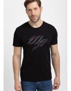Volcano Tricou T-Laser pentru barbati - negru cu imprimeu - Negru