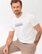 Volcano Tricou T-Often pentru barbati din bumbac - Comfort Fit - 46974 - Alb