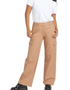 Volcom Pantaloni dama - Cargstone - bumbac - maro -