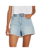 Volcom Pantaloni scurti dama denim - cinci buzunare - albastru -