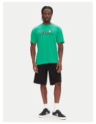 Volcom Tricou barbati verde - bumbac