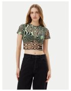 Volcom Tricou dama - Scurt - Multicolor
