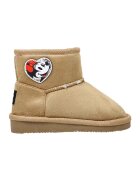 Walt Disney Ghete fara inchidere cu Minnie Mouse - Alb/Maro camel