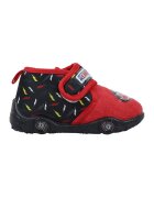 Walt Disney Pantofi cu velcro si Lightning McQueen - Rosu/Negru/Galben