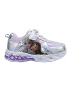 Walt Disney Pantofi sport cu model si LED-uri - Lila/Argintiu