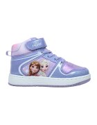 Walt Disney Pantofi sport medii cu aspect stralucitor si Frozen - Violet deschis/Albastru prafuit
