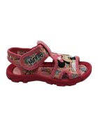 Walt Disney Sandale cu imprimeu Minnie Mouse si velcro - Roz