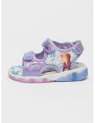 Walt Disney Sandale cu LED Frozen - Maro/Lila/Albastru