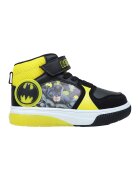 Warner Bros Pantofi sport cu insertii de piele ecologica Batman - Negru/Galben pai