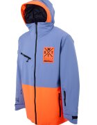 Watts Jacheta cu gluga pentru snowboard Temper - Portocaliu mandarina/Albastru deschis