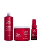 Wella Professionals Pachet Ultimate Repair – Sampon 1000 ml + Balsam tratament 500 ml + Ser de noapte 30 ml