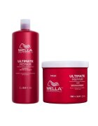 Wella Professionals Pachet Ultimate Repair – Sampon 1000 ml + Masca 500 ml