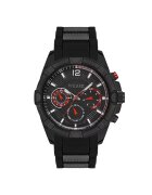 Wesse Ceas barbatesc model WWG401804 - 46mm - carcasa neagra - curea silicon - rezistent la apa 5 ATM