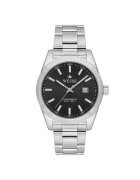 Wesse Ceas barbatesc WWG209202 - curea metalica - cadran negru - 5 ATM - 40 mm