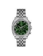 Wesse Ceas barbatesc - WWG210002 - 42mm - curea metal - cadran verde - rezistent la apa 5 ATM