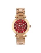 Wesse Ceas dama model WWL101110 - otel - roz - 36mm - mecanism quartz - rezistenta la apa 5 ATM