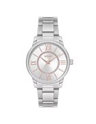 Wesse Ceas dama model WWL107202 - mecanism Quartz - otel - rezistent la apa 5 ATM - 36 mm - gri