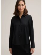 Windsor Cămașă asimetrică - regular fit - Negru