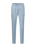 Windsor Pantaloni cargo regular fit - cu elastic în talie - Albastru deschis