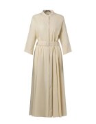 Windsor Rochie midi cu o curea in talie - Crem