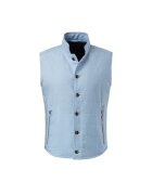 Windsor Vestă regular fit cu buzunare frontale și închidere prin nasturi - Albastru deschis