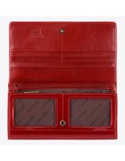 Wittchen Portofel dama din piele - rosu - 10x18 -5cm - cu multiple compartimente