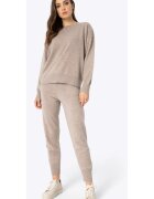 Wittchen Set de haine dama - pulover si pantaloni jogger - lana - bej