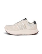 Woden Pantofi sport flatform cu sireturi - Crem