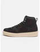 Woolrich Pantofi sport high-top de piele - Negru