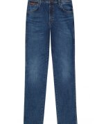 Wrangler Blugi barbati Harvey - Bumbac/Poliester/Elastan - Albastru