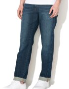 Wrangler Blugi cu croiala dreapta si aspect decolorat Texas - Bleumarin