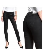 Wrangler Blugi Dama - Corynn - W26-L32 - Bumbac - Fermoar - Lungi - Talie Medie - 4 Bunzuare - High-Quality - Negru