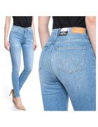 Wrangler Blugi dama - High Rise Skinny - 18903-184 - Bumbac - Lungi - Petite - Denim - W24-L32 US - Albastru