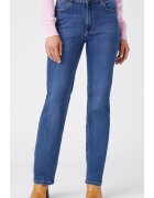 Wrangler Blugi dama Hudson - bumbac/poliester/elastan - albastru