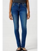 Wrangler Blugi pentru dama skinny albastru bumbac - Albastru