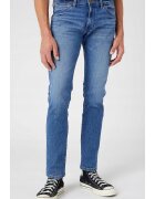 Wrangler Blugi skinny Bryson - albastru fumuriu - usor elastici - din bumbac si poliester
