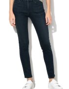 Wrangler Blugi skinny Dusty - Bleumarin