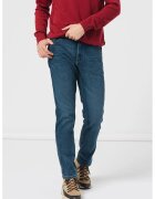 Wrangler Blugi slim fit cu aspect decolorat Silkyway - Albastru inchis