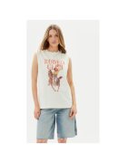 Wrangler Bluza dama 112362574 - Bumbac - Alb - Alb