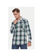 Wrangler Camasa barbati - 304288494 - Bumbac - Verde - Verde