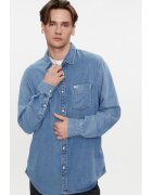 Wrangler Camasa barbati - 594381 - Albastru - Lyocell