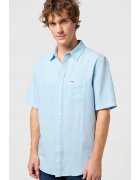 Wrangler Camasa barbati - albastru - bumbac