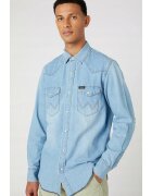 Wrangler Camasa barbati - Heritage - regular fit - albastru - bumbac