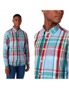 Wrangler Camasa Barbati - Ls 1Pkt Bdown Shirt - Croi: Regular Fit - Inchidere: Nasturi - Compozitie Material: 100% Bumbac - Model Dominant: Carouri - Multicolor