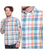 Wrangler Camasa Barbati - Ss 1 Pkt Button Down - Croi: Regular Fit - Inchidere: Nasturi - Compozitie Material: 100% Bumbac - Numar Buzunare: 1 - Multicolor - 1 Bucata